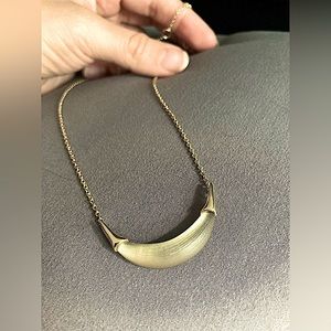 COPY - Alexis Bittar Hand Carved Lucite Pendant in Grey Gold